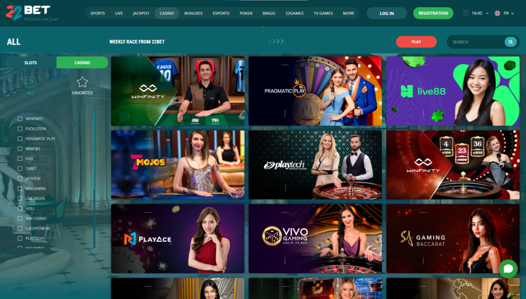 Casino na Michezo ya Mtandaoni