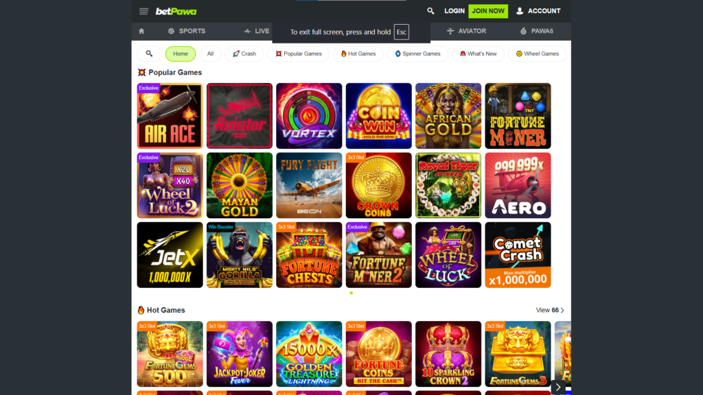 Casino na Michezo ya Mtandaoni