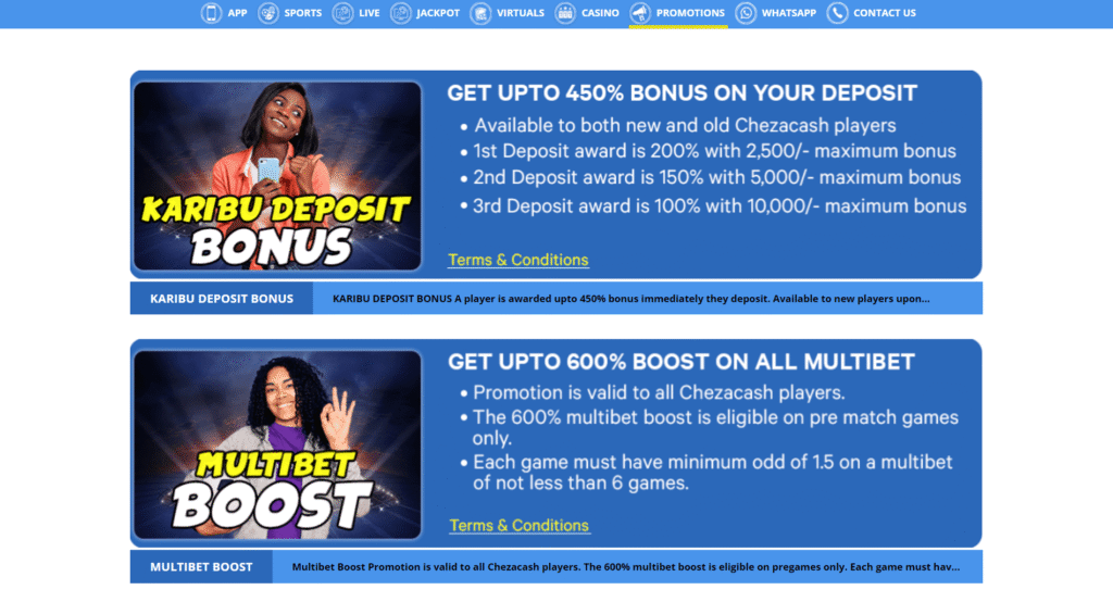 Promotions Zinazoendelea na Vipengele vya Betting