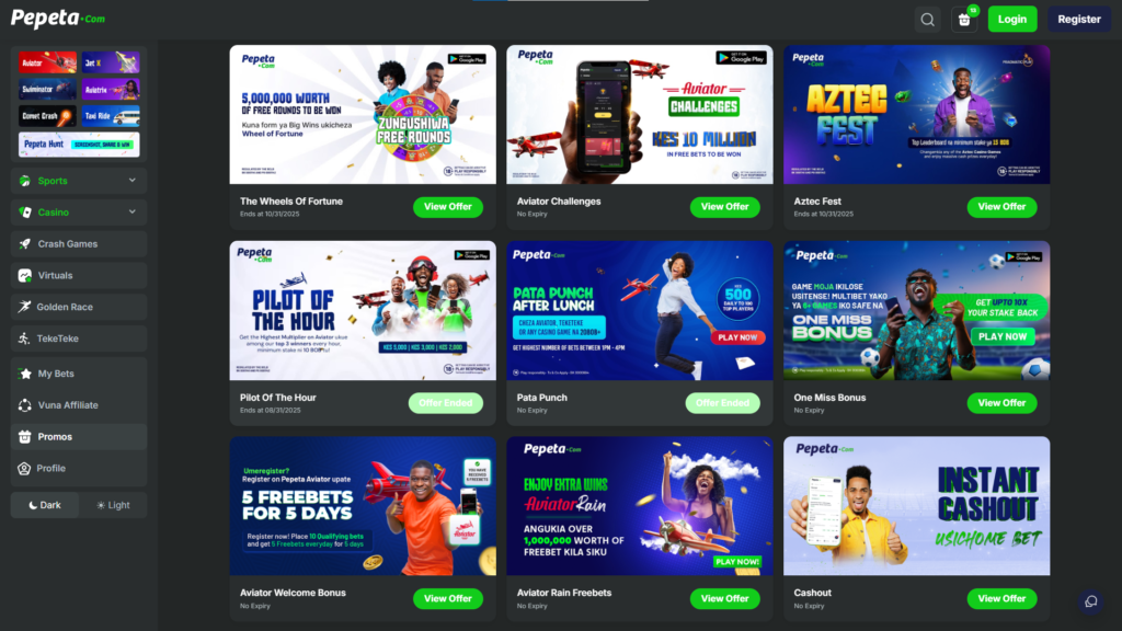 Bonus ya Karibu na Ofa ya Amana ya Kwanza