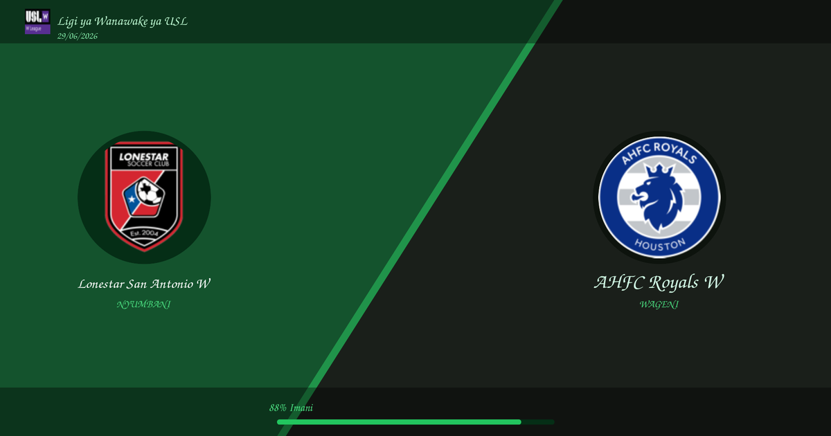 Utabiri wa Bure: Lonestar San Antonio W vs AHFC Royals W | Ligi ya Wanawake ya USL | 29/06/2026